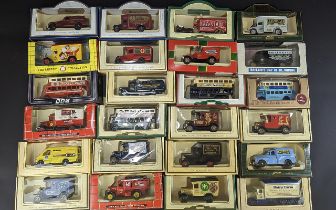 Large Box of Days Gone & Lledo Boxed Die Cast Models, large collection including vans, buses,