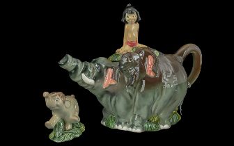 Cardew Design Disney Jungle Book Limited Edition Teapot, No. 1313/5000. Together with a Cardew