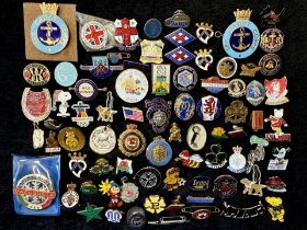 A Collection of Assorted Pin Badges including Snoopy, Cadet Sea Corps,