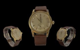 Omega - Seamaster Automatic Gents Gold on Steel Wrist Watch, With Champagne Dial, Subsidiary Dial,