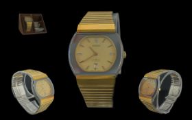 Rado - Ladies 565-0106-3 Dia Star - Automatic Gold Tone and Diamond Set Wrist Watch, Water Sealed,