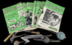 Motorcyling Interest to include 15 magazines and a booklet, 1950s Motorcycling, together with a
