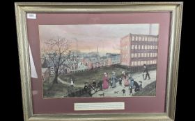 Two Helen Bradley Prints, 'Gathering Blackberries' and 'Family in Spring Lane'