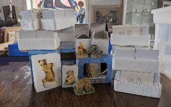 Box of Miscellaneous Pottery including Lennox @ Disney Thimble Collection Winnie the Pooh Figures,