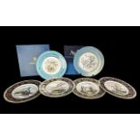 Collection of Cabinet Plates, comprising Royal Worcester Great Victorian Achievement Series,