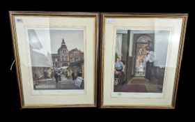 Two Tom Dodson Limited Edition Prints, Nos. 12 & 13/500, 'Market Day' and 'Queen for a Day'. Image
