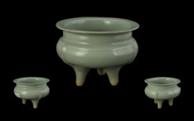 Guan Celadon Tripod Censer