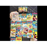 Two Boxes of Dandy & Beano Annuals & Com