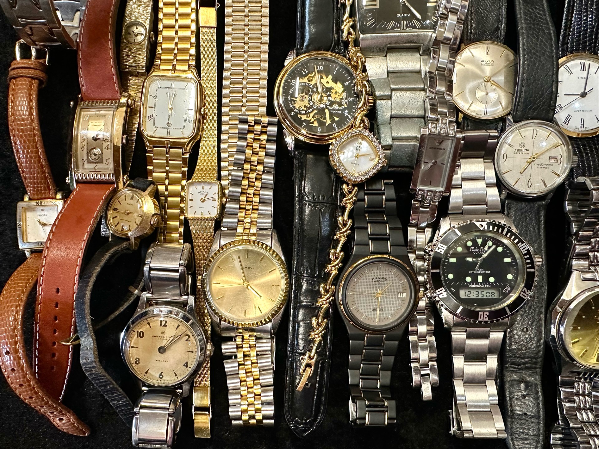 Collection of Ladies & Gentleman's Wristwatches, bracelet and leather straps, makes include - Image 3 of 5