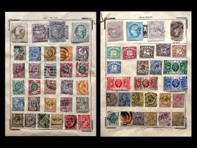 Stamps World 1854 To 1950 Col'n - Including Much Commonwealth Mint Or Used In 2 Matching Stanley