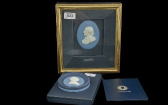 Wedgwood Royal Silver Jubilee Cameo Plaque of the Duke of Edinburgh. Together with a framed cameo