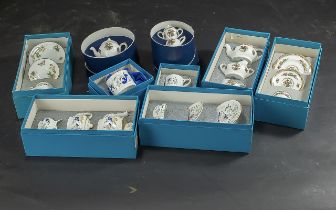 Collection of Coalport Miniatures. Includes 2 x Teapots, 3 x Cup, Saucer, Plates Sets, 2 x Teapot,