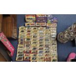 Collection of Die Cast Models in two banana boxes, containing approx. 80 blister packed models,