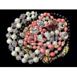 Collection of Quality Costume Jewellery, including three pairs of Lisner clip on earrings, a pair of