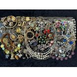 Collection of Quality Costume Jewellery, comprising pearls, beads, brooches, bangles, bracelets,