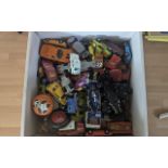 Large Collection of Play Worn Die Cast Models, including cars, racing cars, Formula One, etc.