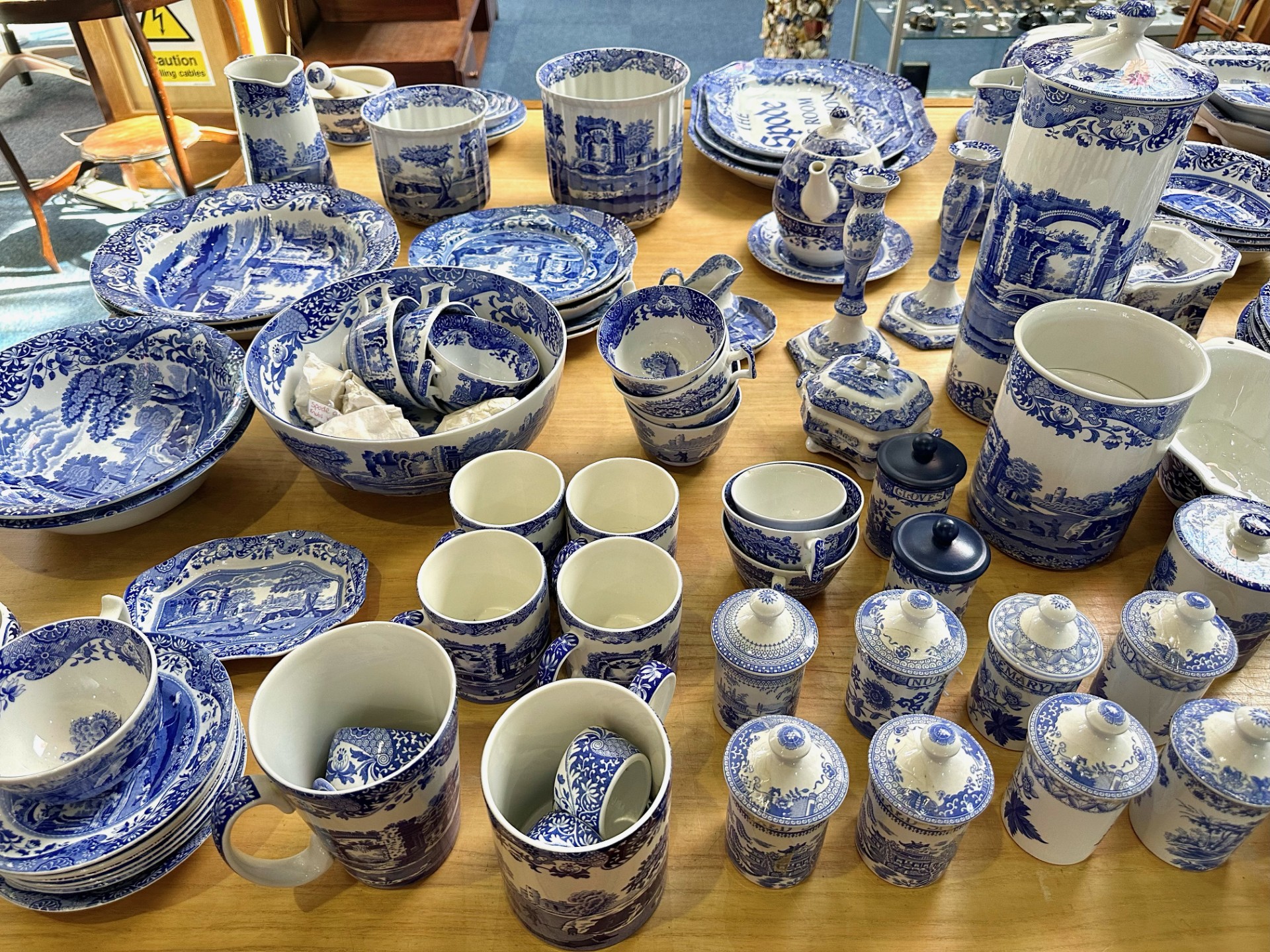 Large Quantity Of Spode Blue Italian Collection' - 'Blue Italian' Pattern, - Image 3 of 4