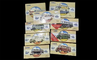 Boxed Corgi Classics Collection Die Cast Models, comprising Bedford Meredith 97111, Bedford