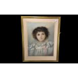 James William Booth (1867-1953) Signed Original Pastel, on card stamped, Lechertier Barbe Ltd,