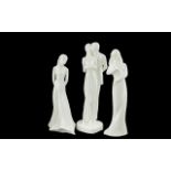 Royal Doulton Trio of ' Images ' Figures. Comprises 1/ Tomorrows Dreams, HN3665. Height 11