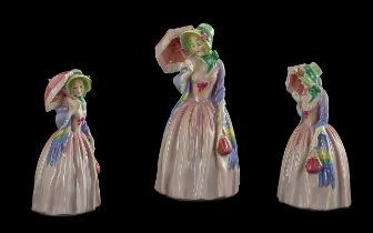 Royal Doulton Signed and Early Hand Painted Figure 'Miss Demure', HN1402, Reg.no.753474, designer