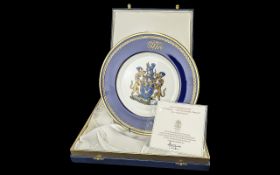 Centenary Plate of The Chartered Institute of Public Finance & Accountancy, limited edition No.
