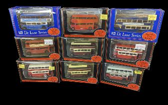 Collection of Boxed Gilbow De Luxe Series Die Cast Models, comprising Leyland PDI Wigan