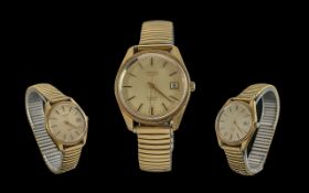 Longines Conquest Automatic Gents Gold On Steel Wrist Watch - With Matching Gold tone Expanding