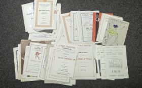 Theatre Programmes - Smashing Collection Of Uk And American Shows, For 1940's - 1960's Mainly. Top
