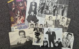 Pop Music Autographs On Photographs And Pictures - Top Stars Noted, Kiss Signed By 2 Gene Simmons
