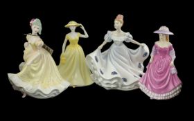 Royal Doulton Collection of Hand Painted Figures ( 4 ) In Total. Comprises 1/ International
