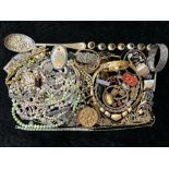 Box of Quality Costume Jewellery, comprising pearls, beads, chains, brooches, pendants, bracelets,