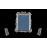 Elizabeth II Fine Quality Sterling Silver Photo Frame of Pleasing Shape / Proportions and Style.