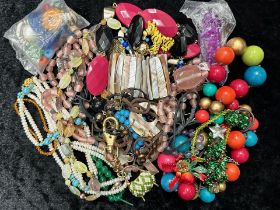 Good Collection of Costume Jewellery. Includes Beads, Necklaces, Bracelets etc. Together with