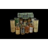 Box Of Miniature Bottles of Whisky, comprising th Scotch Whisky Collection, boxed, Glenfiddich and