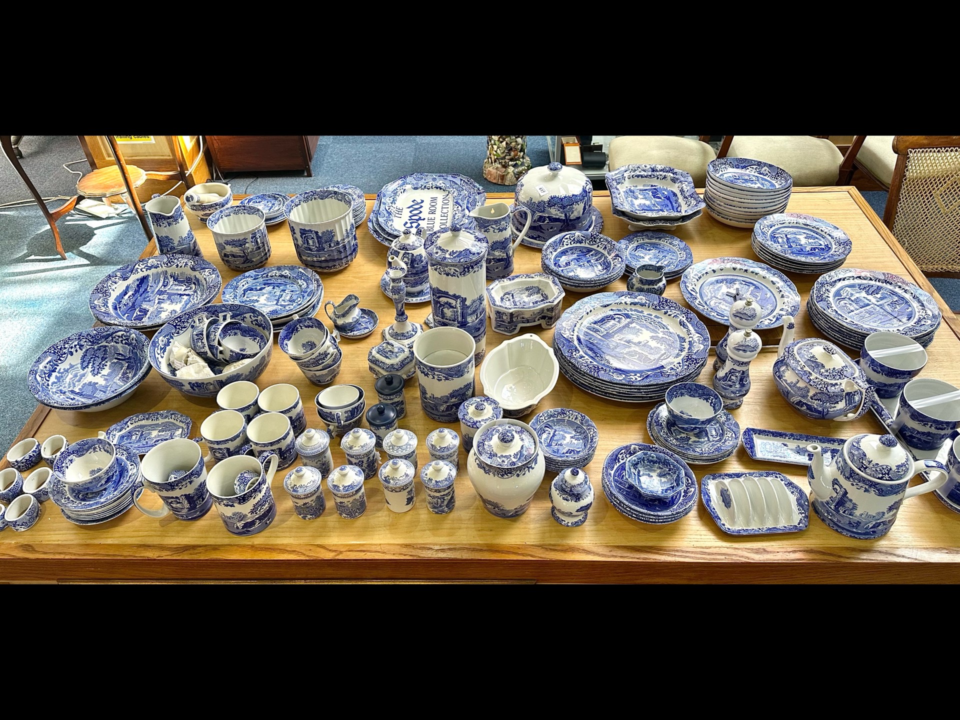 Large Quantity Of Spode Blue Italian Collection' - 'Blue Italian' Pattern,