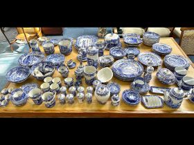 Large Quantity Of Spode Blue Italian Collection' - 'Blue Italian' Pattern,