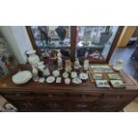 Quantity of Assorted Miscellaneous Pottery, including trinket boxes Villeroy & Bosch, Crown