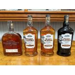 Three Bottles of Peaky Blinder Irish Whisky, comprising Irish Whisky Liquer, Bourbon Whisky and