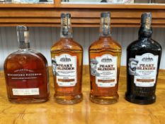 Three Bottles of Peaky Blinder Irish Whisky, comprising Irish Whisky Liquer, Bourbon Whisky and
