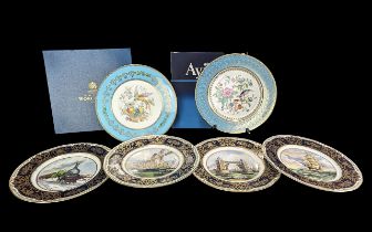 Collection of Cabinet Plates, comprising Royal Worcester Great Victorian Achievement Series,