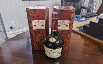 Two Courvoisier Boxed Bottles of VS Cognac, 40% - 70 cl.