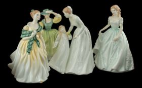 Royal Doulton Collection of Hand Painted Figures ( 4 ) In Total. Comprises 1/ Buttercup, HN2309.