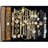 A Collection of Ladies Wristwatches, to include Rotary, Seiko, Accurist, Seksy, Ingersoll, Pulsar,