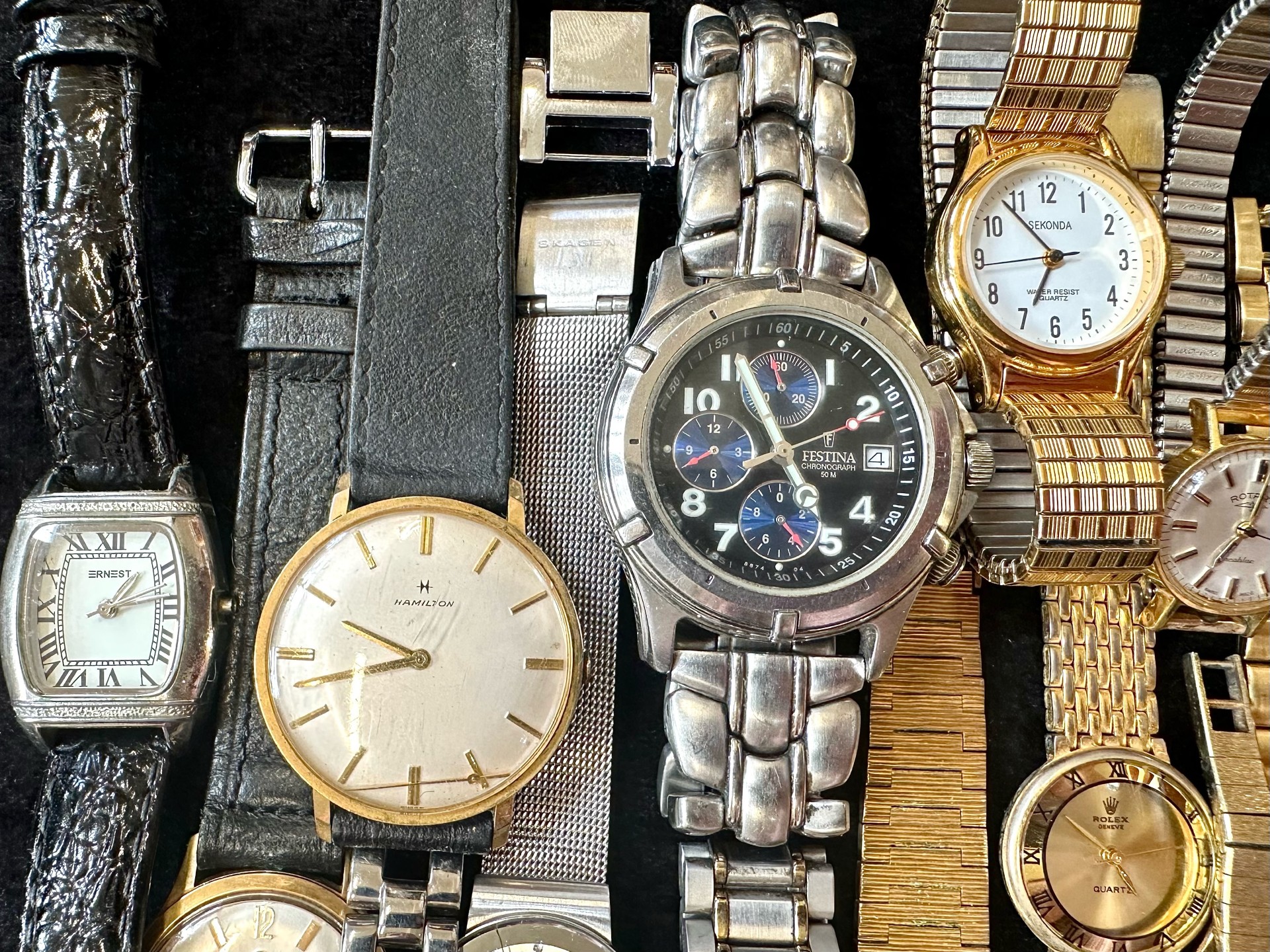 Collection of Ladies & Gent's Wristwatches, leather and bracelet straps, comprising Accurist, - Image 4 of 4