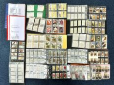 Collection of Wills and Kensitas Cigarette Cards & Tea Cards, mounted in albums, including Sports