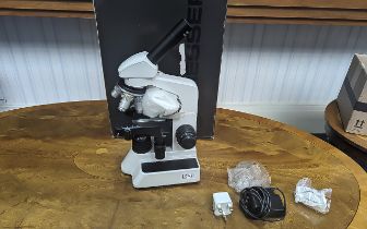 Bresser Erudit DLX Microscope, in fitted case. The BRESSER Erudit DLX is a high-quality microscope