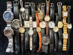 A Collection of Ladies & Gentleman's Fashion Wristwatches, mostly boxed to include Pierre Cardin,
