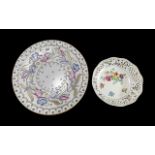 Charlotte Rhead Large Floral Plate, for Bursley Ware, marked to back and numbered TL96, 12''