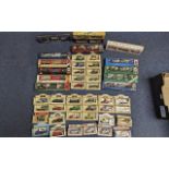 Collection of Die Cast Models in two banana boxes, containing approx. 47 blister packed models,
